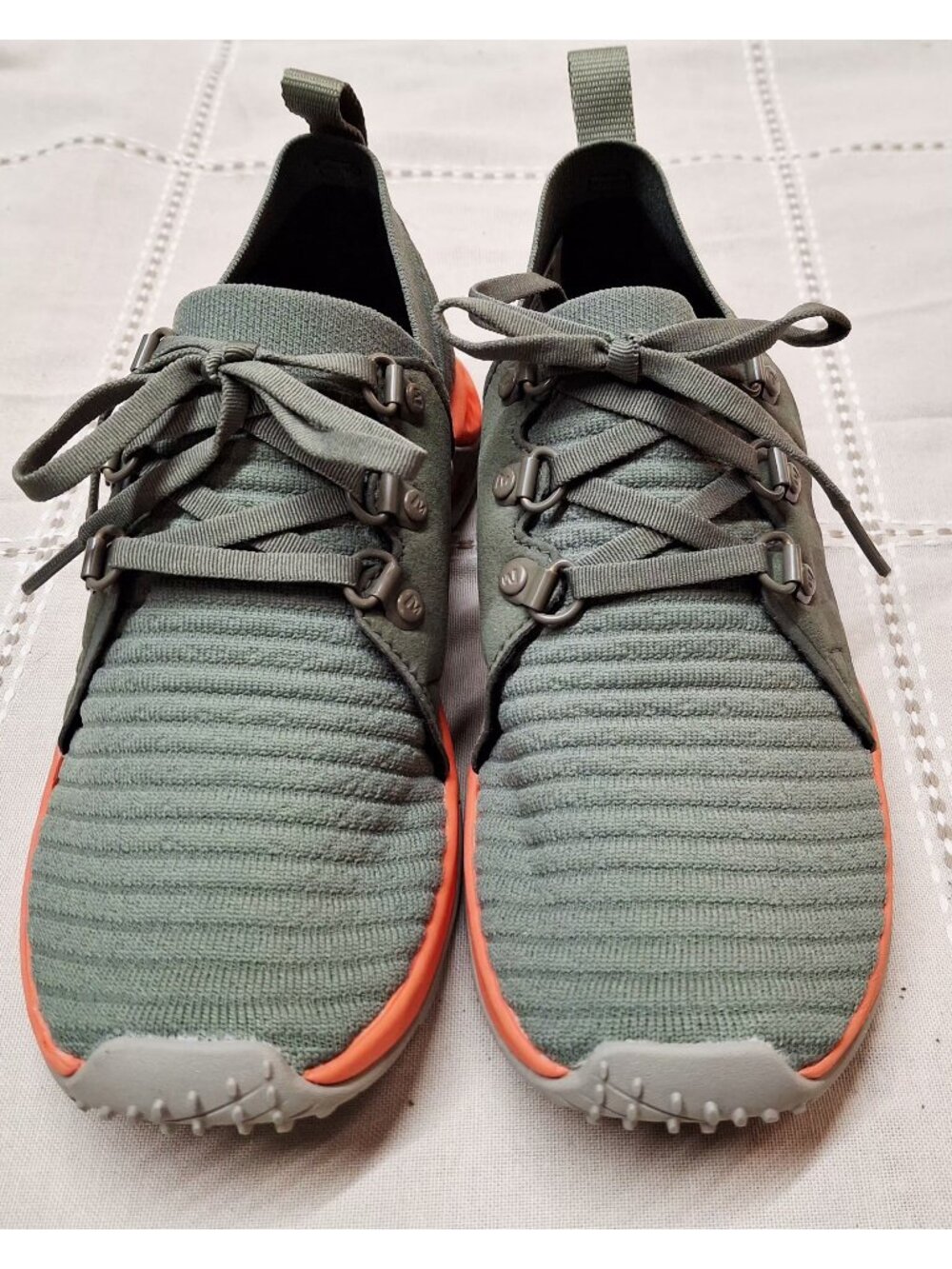 Merrell Womens Trail Running Shoes Green Orange Size 7 J000962